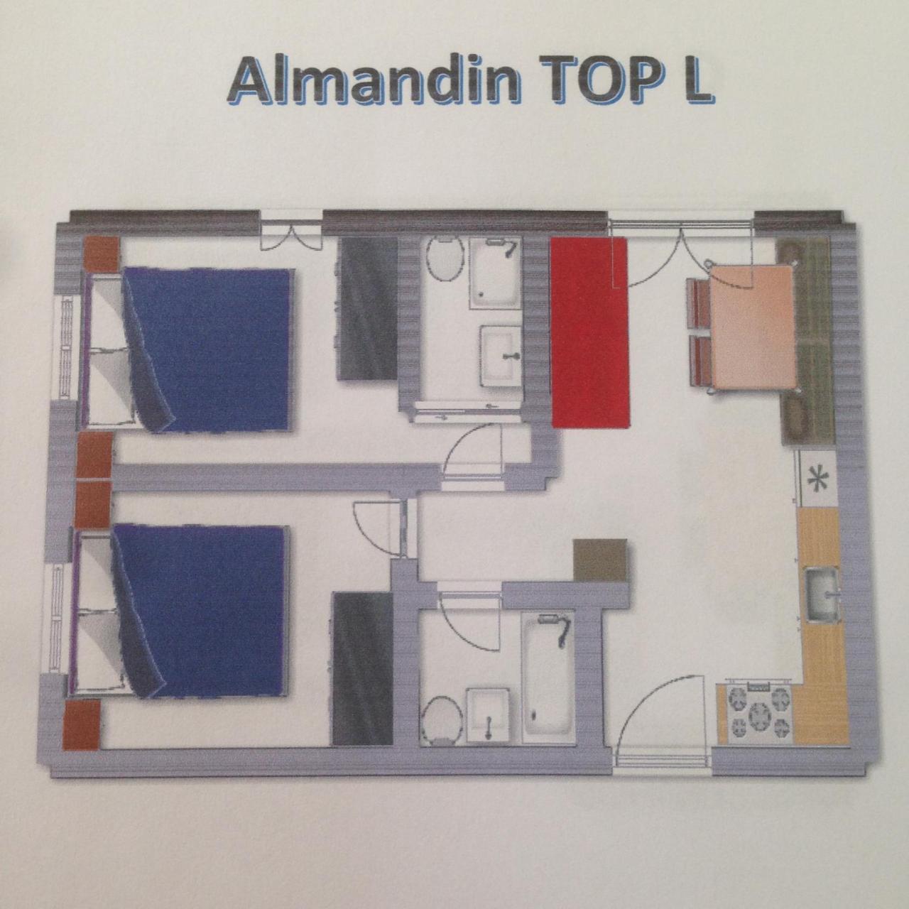 אישגל Almandin Apartments מראה חיצוני תמונה